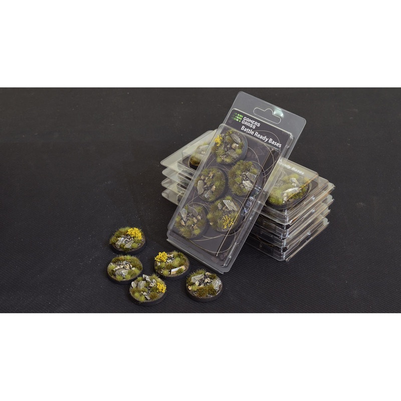 Battle Ready Bases: Highland – Round 40mm (5)