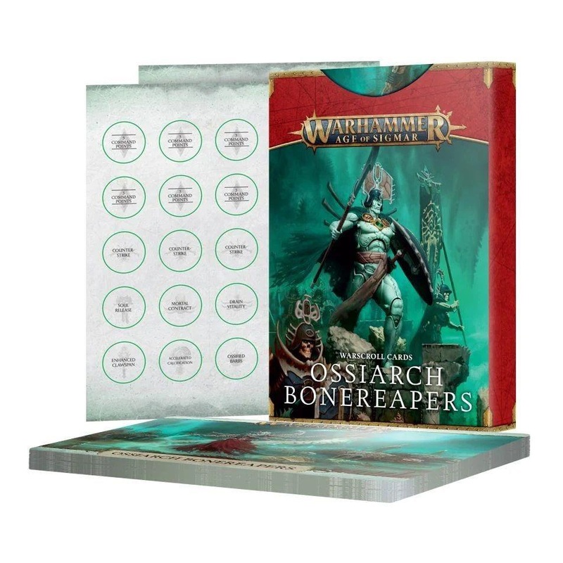 Age of Sigmar Ossiarch Bonereapers Warscroll Cards AoS OB Warscroll Cards