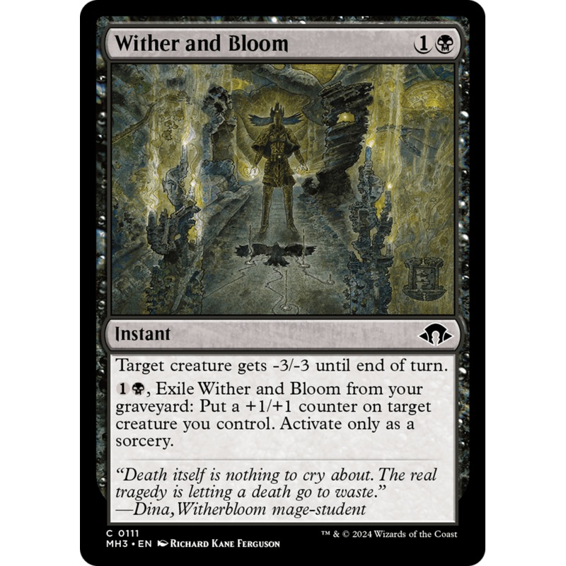 Wither and Bloom (MH3-111) – Modern Horizons 3 [Common]
