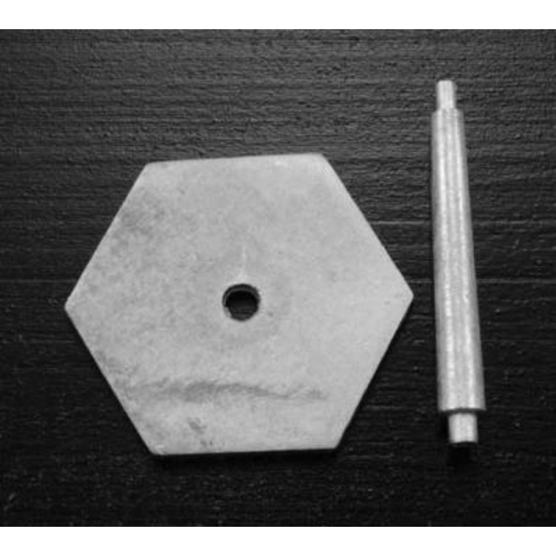 Wolfstar Warships: 1  inch hex base and stem