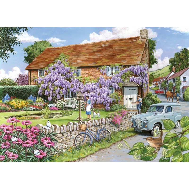 Wisteria Cottage  250 Piece Jigsaw Puzzle (HOP)
