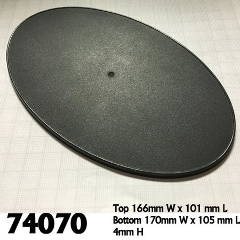 170MM X 105MM OVAL GAMING BASE (4)