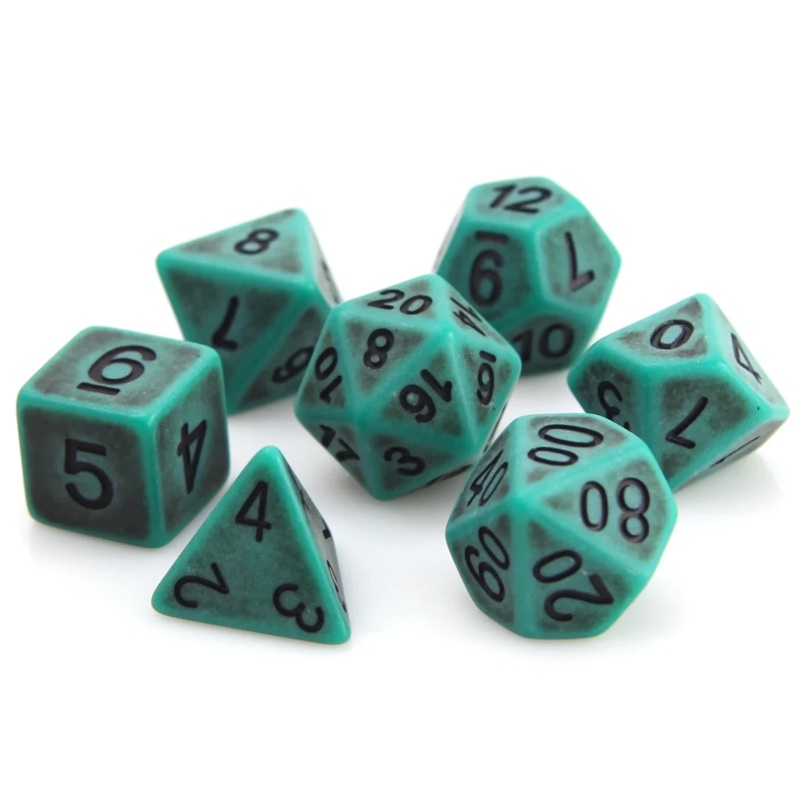 SWAMP ANCIENT DICE SET