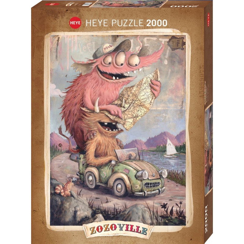 Zozoville: Road Tripping 1000 Piece Jigsaw Puzzle by Heye
