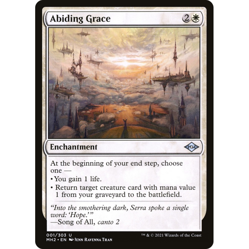 Abiding Grace (MH2-001) – Modern Horizons 2 [Uncommon]