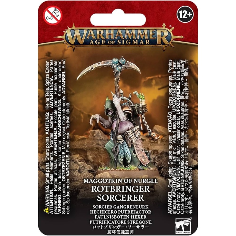 Age of Sigmar Maggotkin of Nurgle: Rotbringer Sorcerer AoS MNG Rotbringer Sorcerer