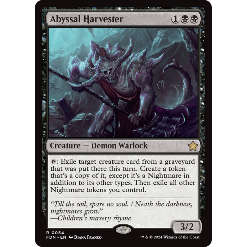 Abyssal Harvester (FDN-054) – Foundations [Rare]