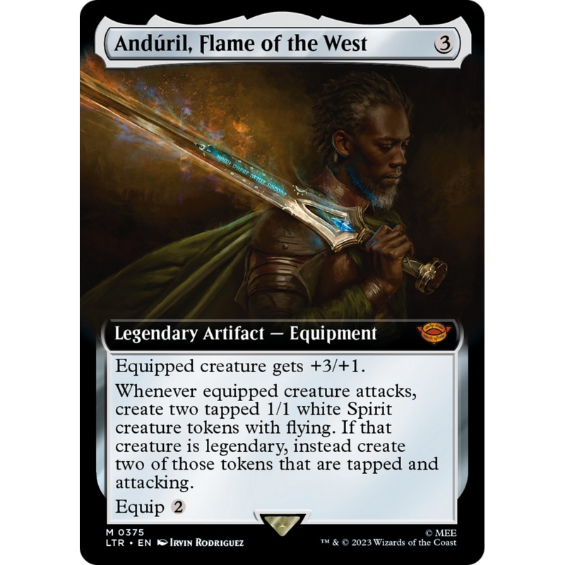 Andril, Flame of the West (LTR-375) – The Lord of the Rings: Tales of Middle-earth: (Extended Art) [Mythic]