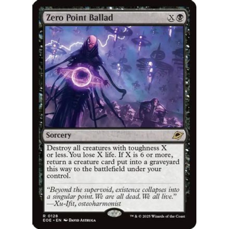 Zero Point Ballad (EOE-128) – Edge of Eternities Foil [Rare] Near Mint