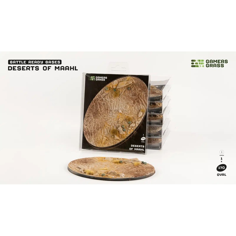 Battle Ready Bases: Deserts of Maahl – Oval 170mm (1)