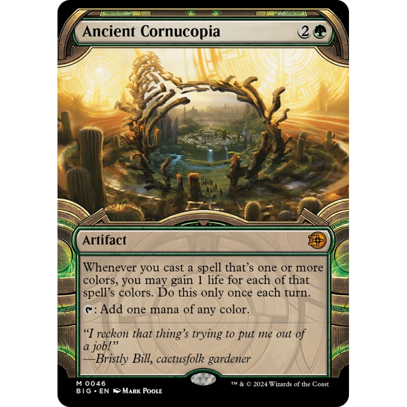 Ancient Cornucopia (BIG-046) – The Big Score: (Showcase) Foil [Mythic]