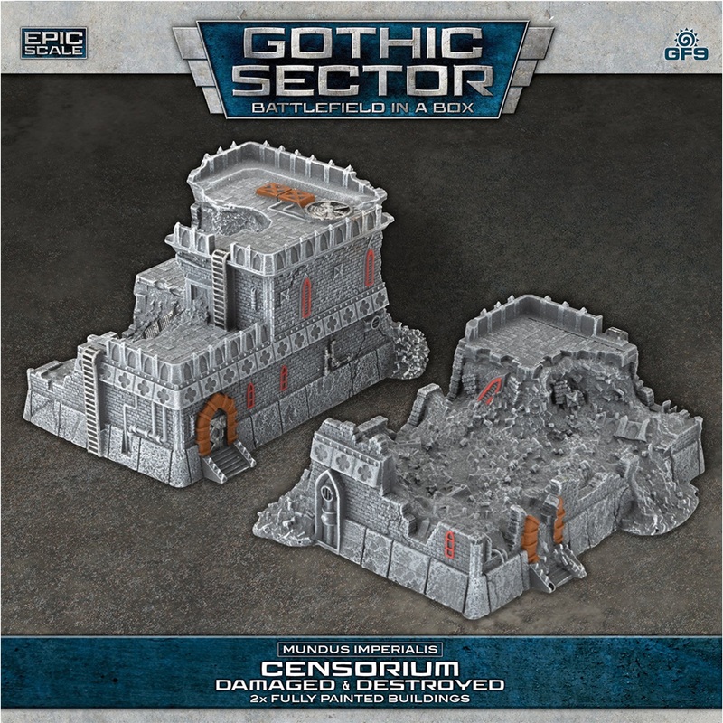 Battlefield in a Box Gothic Sector: Mundus Imperialis – Censorium (Damaged & Destroyed)