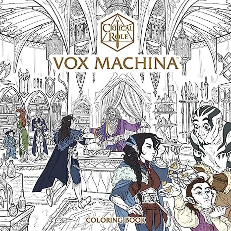 VOX MACHINA COLORING BOOK