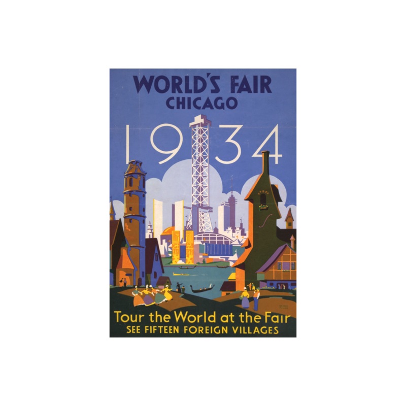Worlds Fair 1934 250 Pieces 16″ x 10.1″