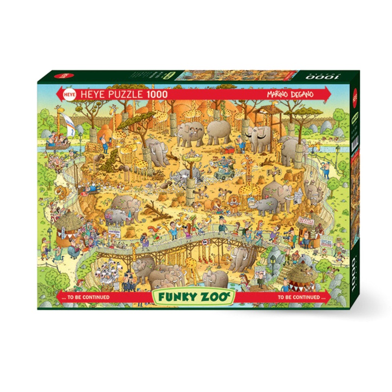 African Habitat 1000 Piece Puzzle