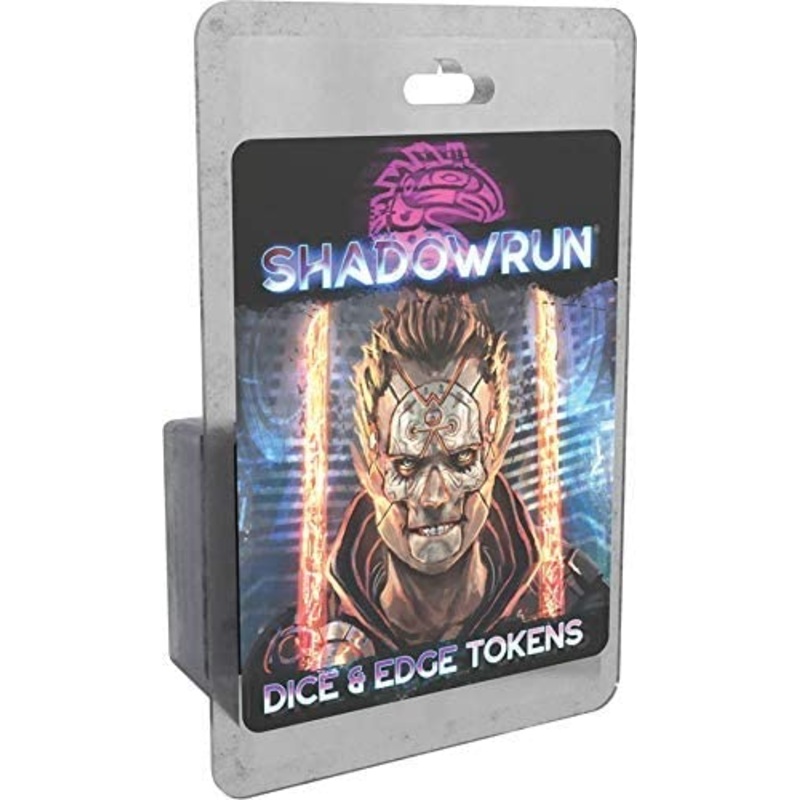 Shadowrun 6E Dice and Edge Tokens SR6 Dice & Edge Tokens