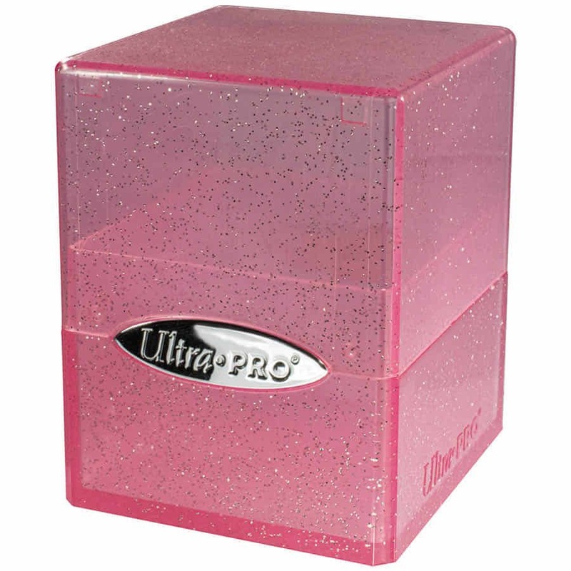 15887 DB S Cube Glitter Pink DB Satin Cube Glitter Pink