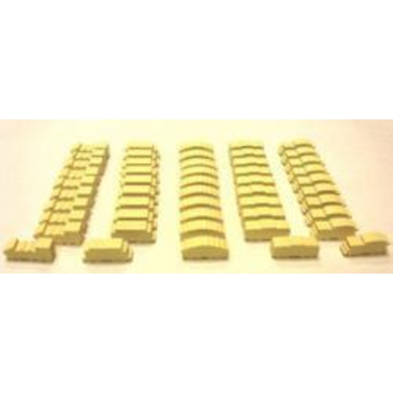 Wooden Train Set – Yellow (50)