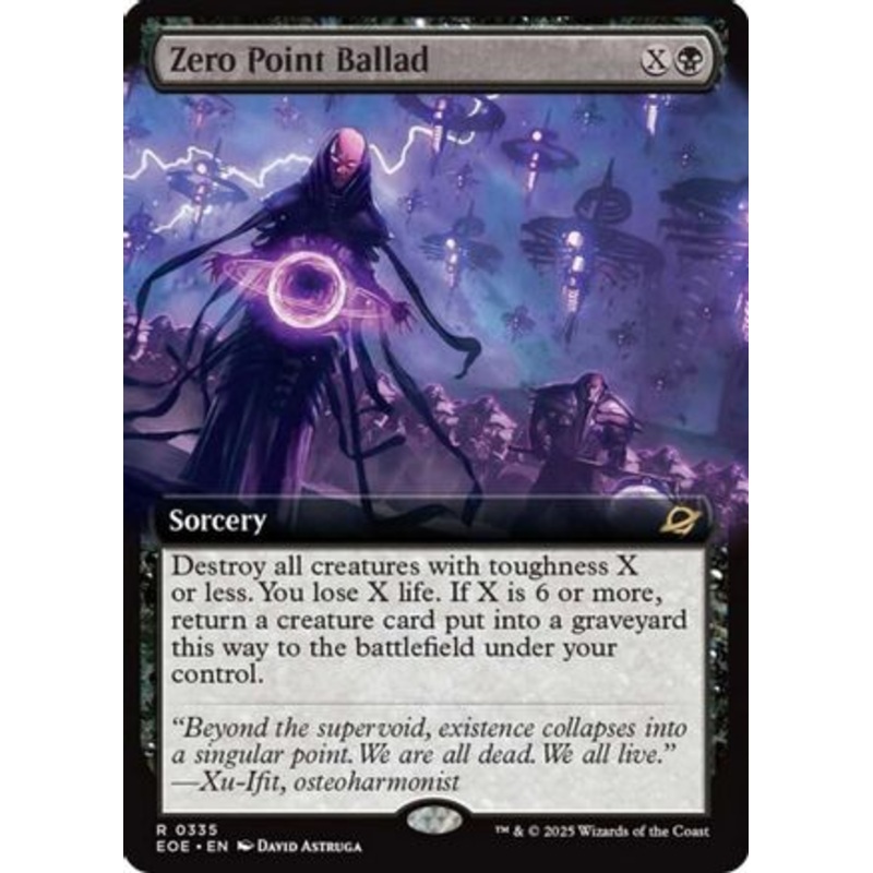 Zero Point Ballad (Extended Art) (EOE-335) – Edge of Eternities Foil [Rare] Near Mint