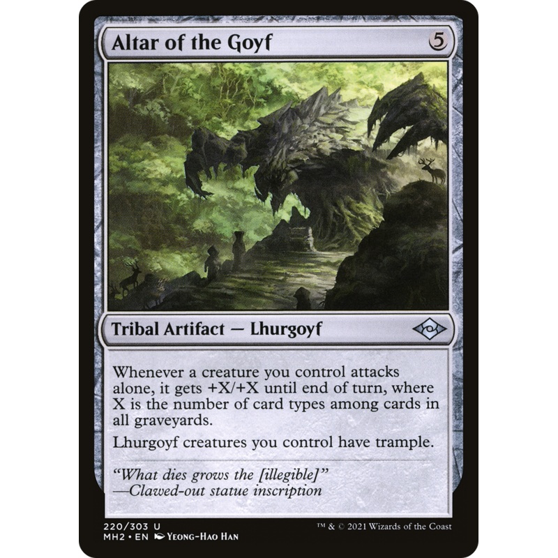 Altar of the Goyf (MH2-220) – Modern Horizons 2 Foil [Uncommon]