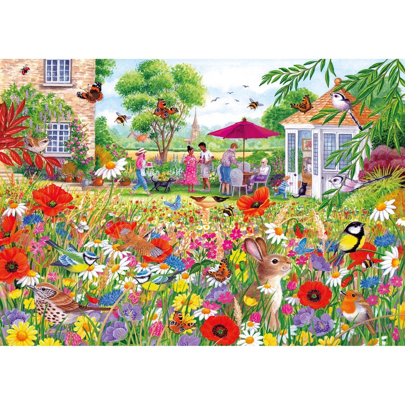 Wildflower Garden  500 Piece Jigsaw Puzzle (Gibsons)