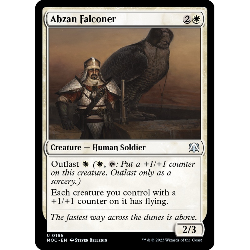 Abzan Falconer (MOC-165) – March of the Machine Commander [Uncommon]