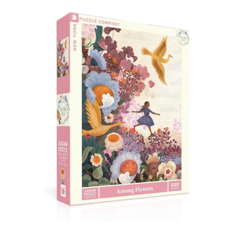 Among Flowers 500 Piece Puzzle