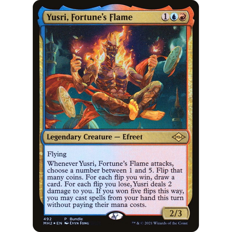 Yusri, Fortune’s Flame (MH2-492) – Modern Horizons 2 Foil [Rare]