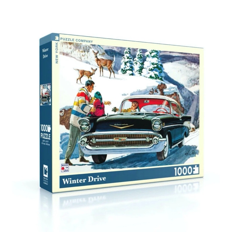 Winter Drive 1000 Piece Puzzle