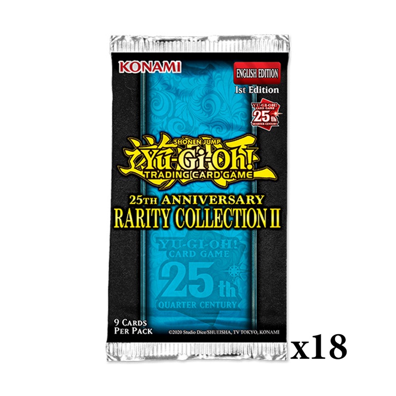 Yu-Gi-Oh TCG: 25th Anniversary Rarity Collection II – Booster Box (18) (Last Chance)