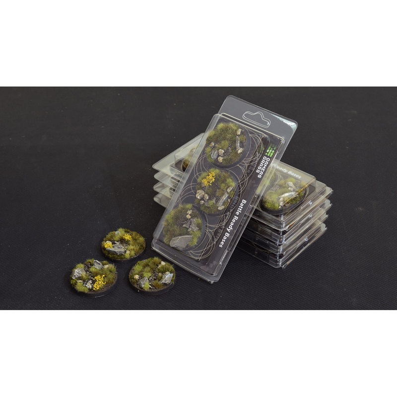 Battle Ready Bases: Highland – Round 50mm (3)
