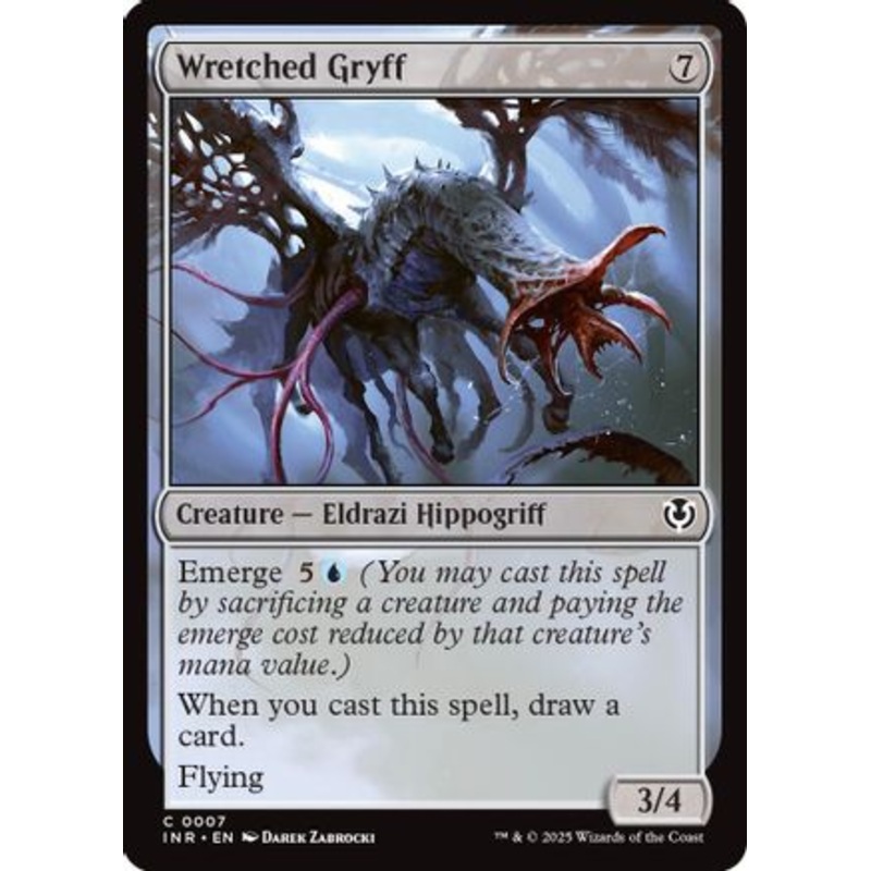 Wretched Gryff (INR-007) – Innistrad Remastered Foil [Common]