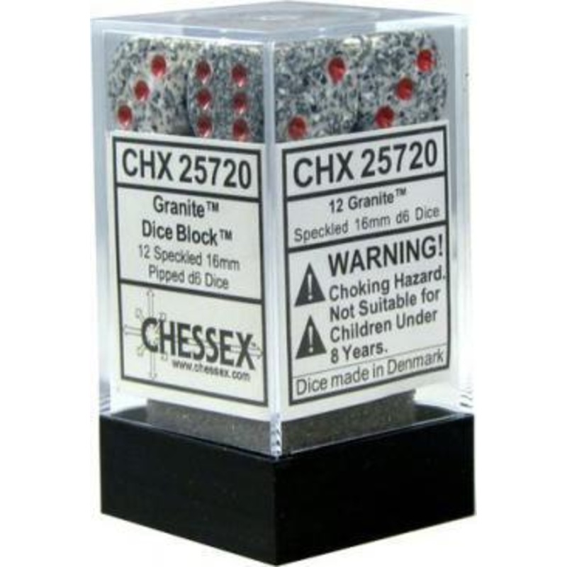 Speckled: Granite 16mm D6 (12)