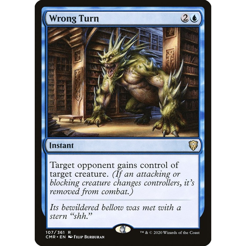 Wrong Turn (CMR-107) – Commander Legends [Rare]