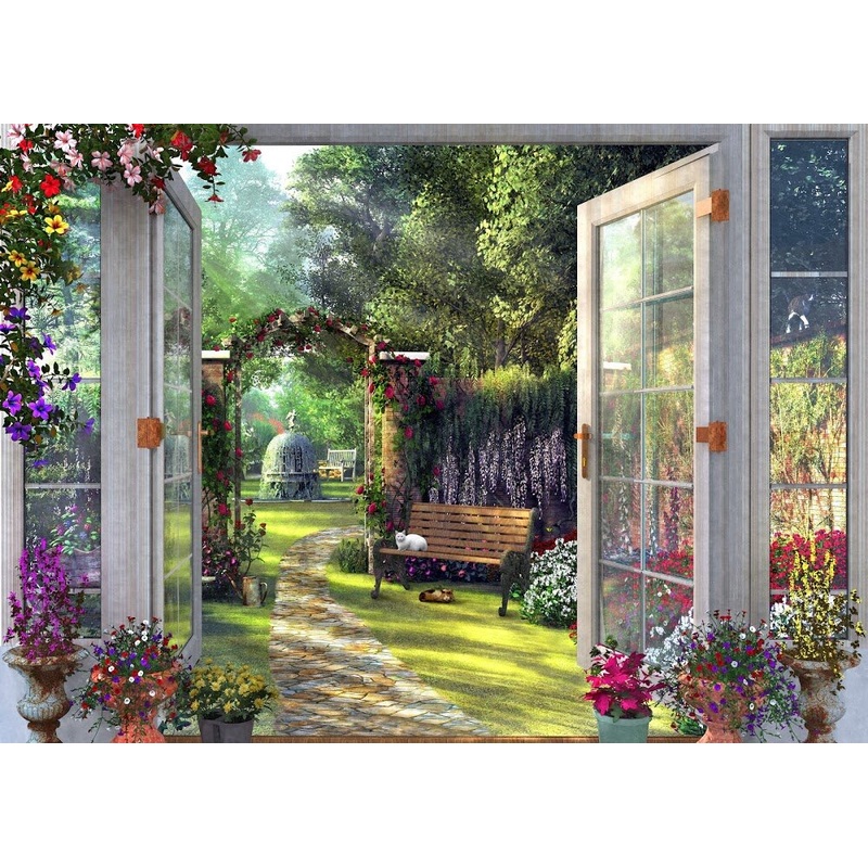 A View from the Garden 250 Pieces 16″ x 10.1″