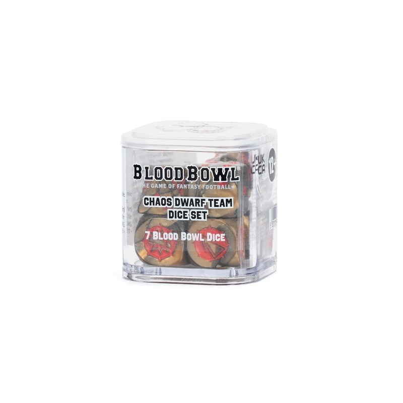 Blood Bowl Chaos Dwarf Team Dice BB Chaos Dwarf Team Dice