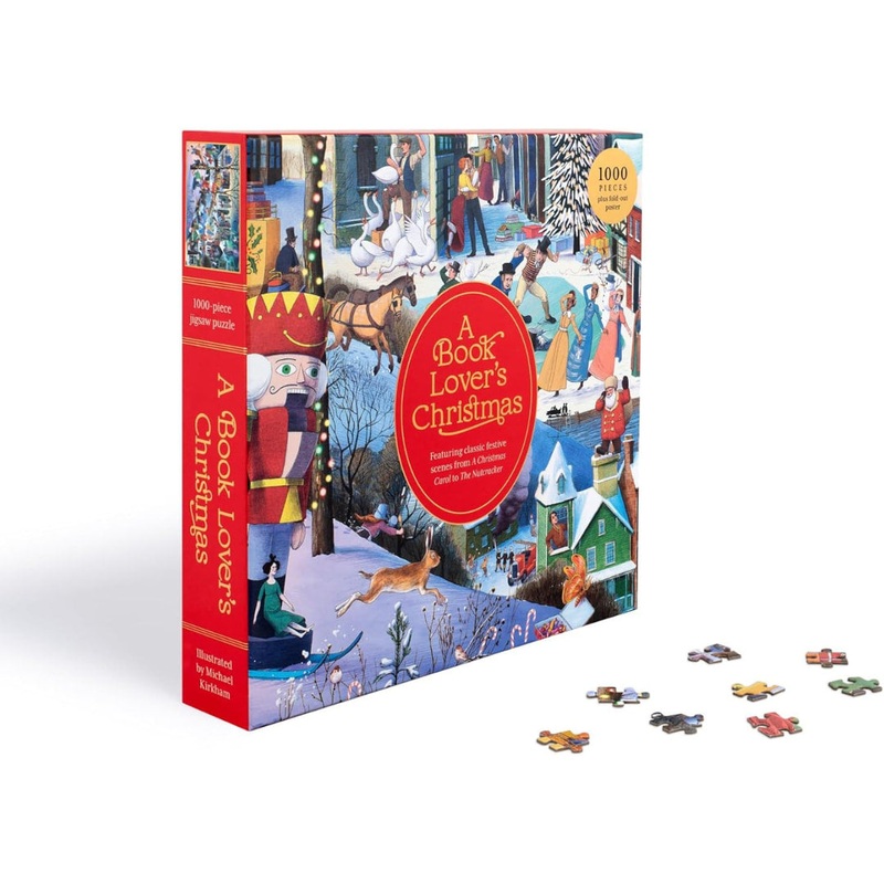 A Book Lover’s Christmas 1000 Piece Puzzle