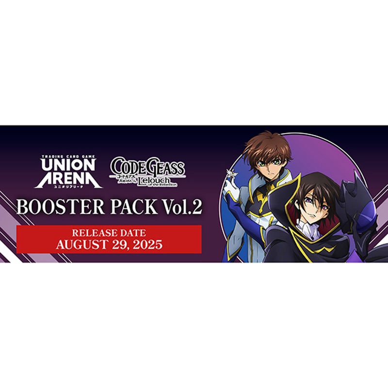 Union Arena TCG: CODE GEASS – Lelouch of the Rebellion Vol. 2 [UEX03BT] Booster Pack (New Arrival)