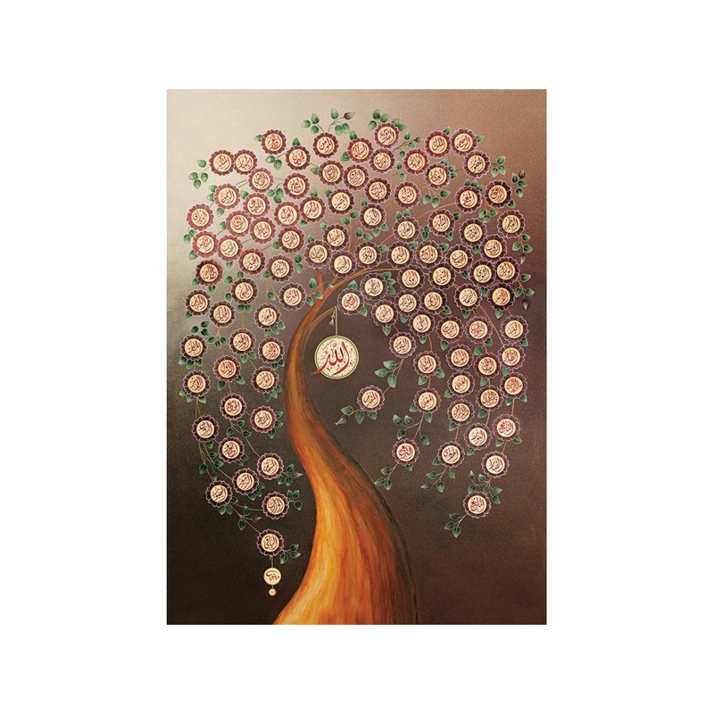 Allah’in 99 Ismi (Esma-l Hsna)  1000 Piece Jigsaw Puzzle (Art Puzzle)