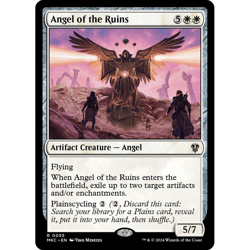 Angel of the Ruins (MKC-055) – Murders at Karlov Manor Commander [Rare]