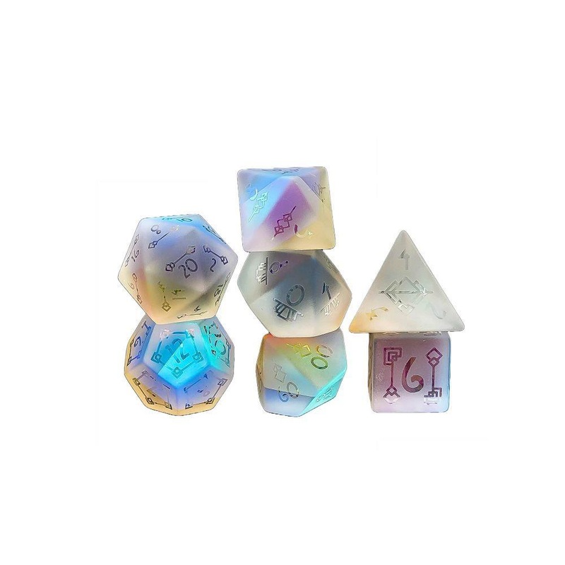 Art Deco Raised Holo Glass