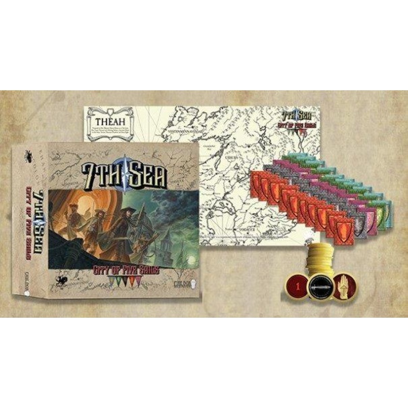 7th Sea: City of 5 Sails Kickstarter Bundle 7th Sea 5 Sails KS Bundle