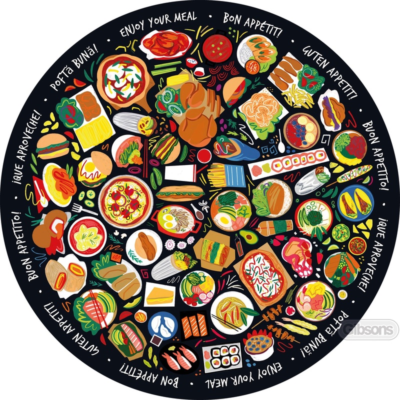 World Food  500 Piece Jigsaw Puzzle (Gibsons)
