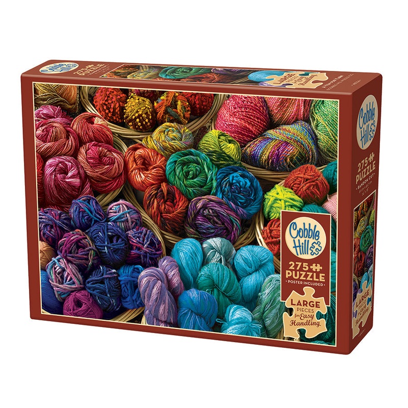 A Yen for Yarn 275 (Easy Handling) Piece Jigsaw Puzzle by Cobble Hill