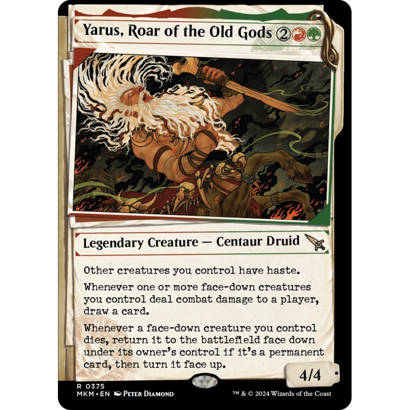 Yarus, Roar of the Old Gods (MKM-375) – Murders at Karlov Manor: (Showcase) [Rare]