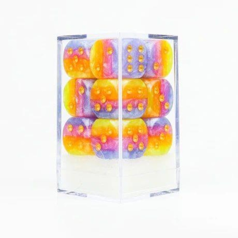 Sirius Dice 12ct 16mm d6 Dice Set Tahitian Sunset 16mm Tahitian Sunset