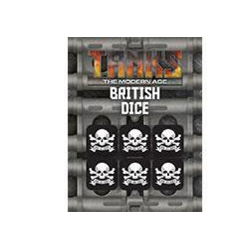 Tanks: The Modern Age – British Dice Set (6)