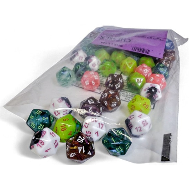 Chessex – Dice Menagerie: #11 D20 Bag (50)
