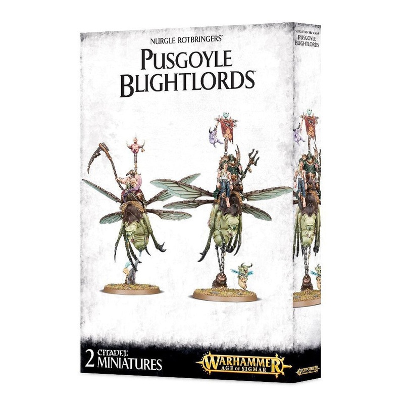 Age of Sigmar Nurgle Rotbringers: Pusgolye Blightlords AoS NR Pusgoyle Blightlords