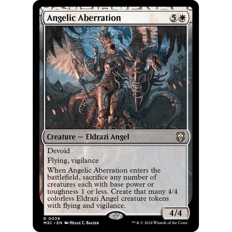 Angelic Aberration (M3C-039) – Modern Horizons 3 Commander Foil [Rare]